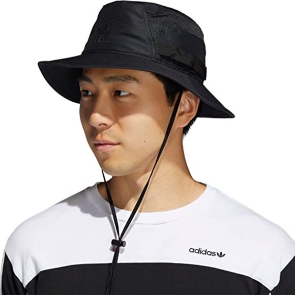 Nwt $32 Adidas Originals Recycled Poly Mesh Webbing Boonie Bucket Hat Cap L/XL - Picture 4 of 7